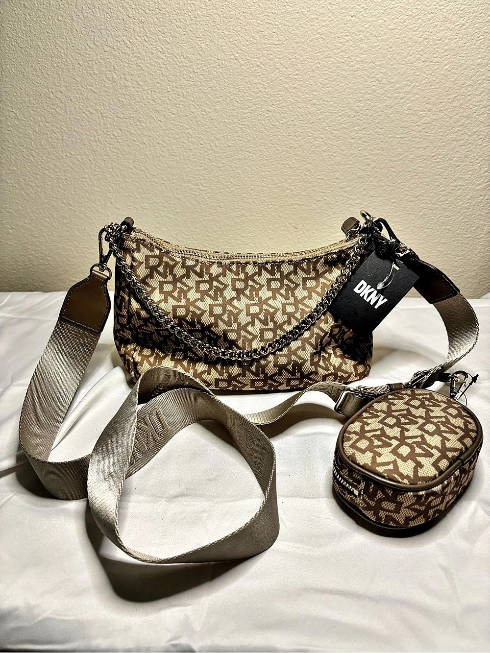 DKNY Cairo Pouchette Crossbody with Pouch
